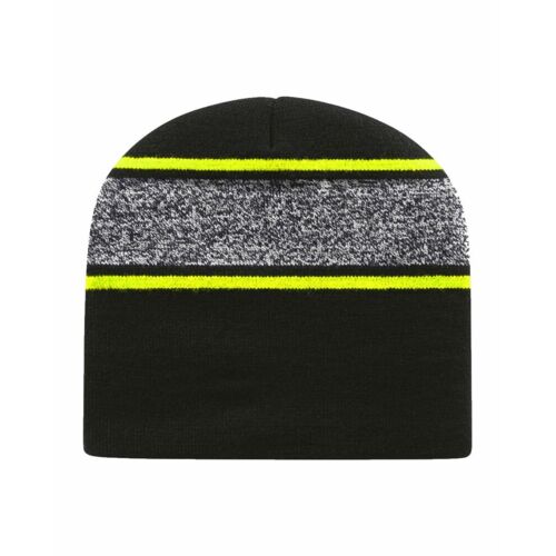 USA-Made Variegated Striped Beanie Thumbnail