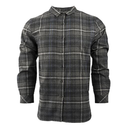 Ladies' Yarn-Dyed Long Sleeve Plaid Flannel Shirt Thumbnail