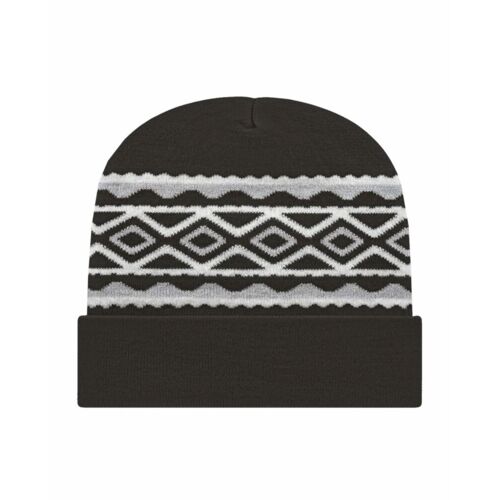 USA- Made Diamond Cuffed Beanie Thumbnail