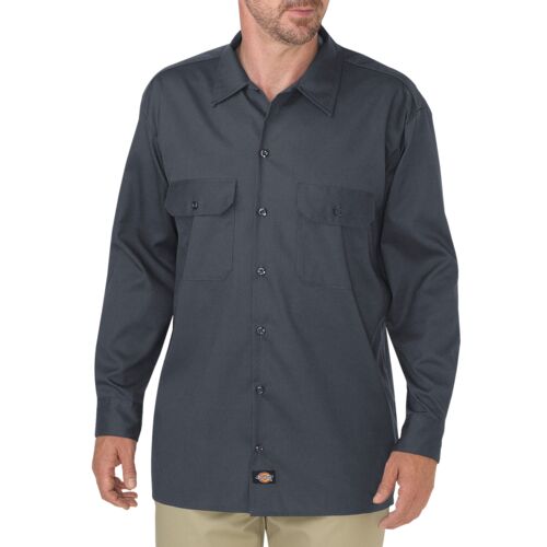Men's FLEX Relaxed Fit Long-Sleeve Twill Work Shirt Thumbnail