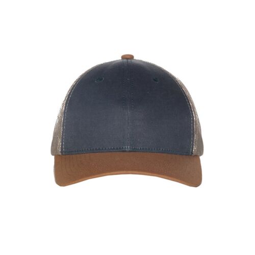 Structured Tri-Color Mesh Back Trucker Thumbnail