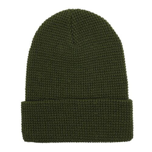 Waffle Cuffed Knit Beanie Thumbnail