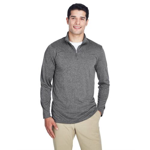 Men's Cool & Dry Heathered Performance Quarter-Zip Pullover Thumbnail