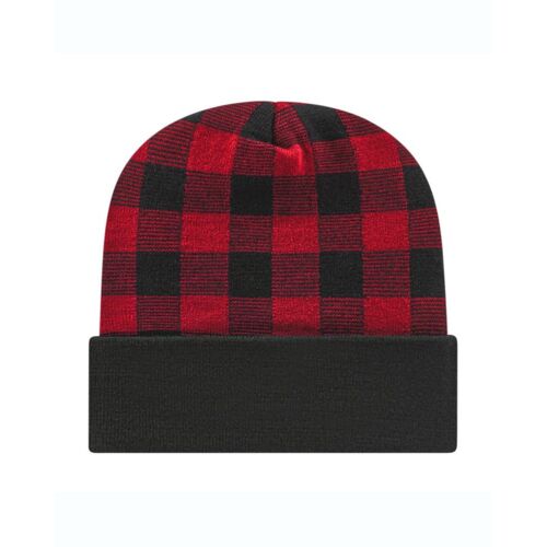 USA-Made Plaid Beanie Thumbnail