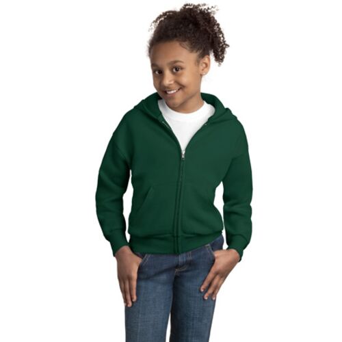 Youth ComfortBlend ® Full Zip Hooded Sweatshirt Thumbnail