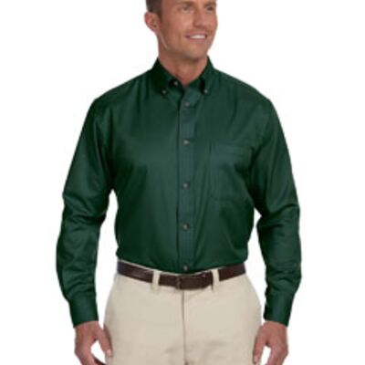 Men's Easy Blend™ Long-Sleeve Twill Shirt with Stain-Release Thumbnail