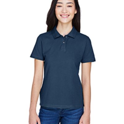 Ladies' 6 oz. Ringspun Cotton Piqué Short-Sleeve Polo T-Shirt Thumbnail