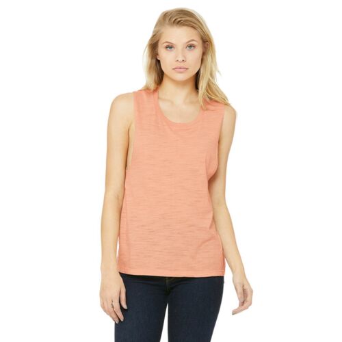 Ladies' Bella Flowy Scoop Muscle Tank Thumbnail