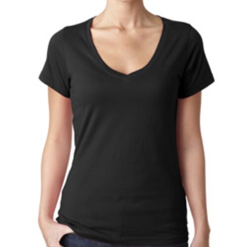 Ladies Sheer V-neck T-Shirt Thumbnail