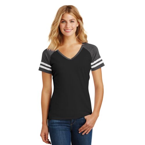 Ladies Game V Neck T-Shirt Thumbnail