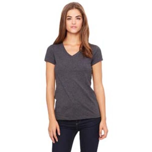 Ladies' Jersey Short-Sleeve V-Neck T-Shirt Thumbnail