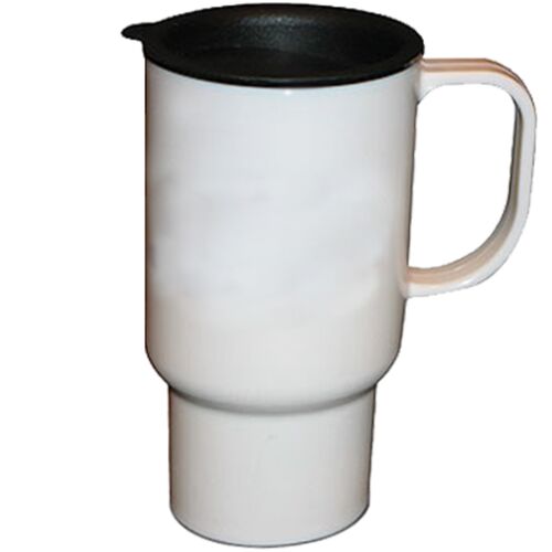 Stainless steel 14oz travel mug. Thumbnail