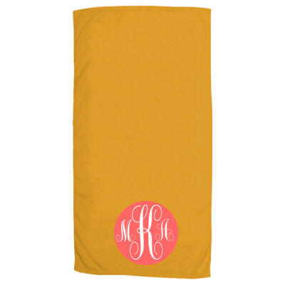 Monogram Beach Towel Thumbnail