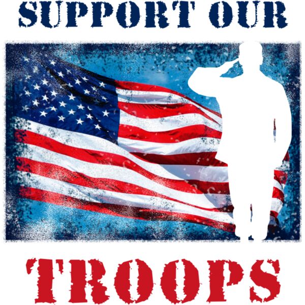 Support Our Troops (editable) Thumbnail