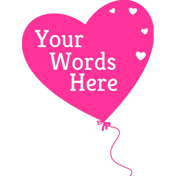 Pink Heart Balloon Thumbnail