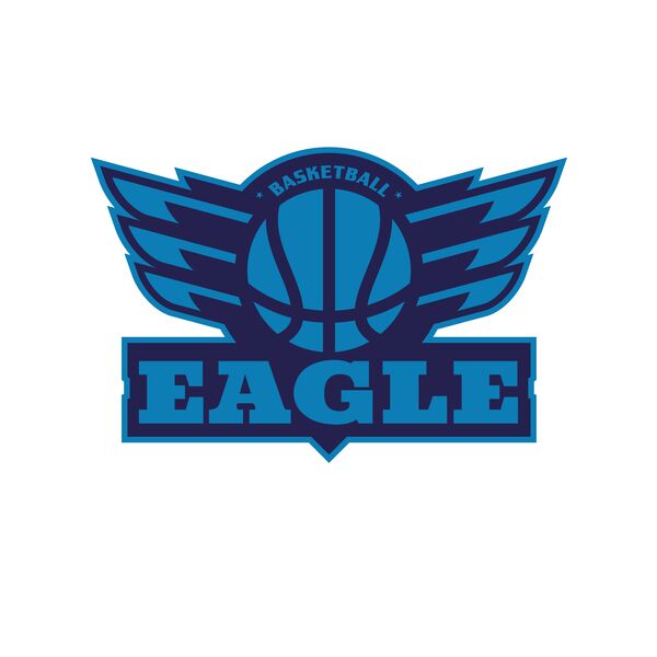 Eagle Basketball Logo Template Thumbnail