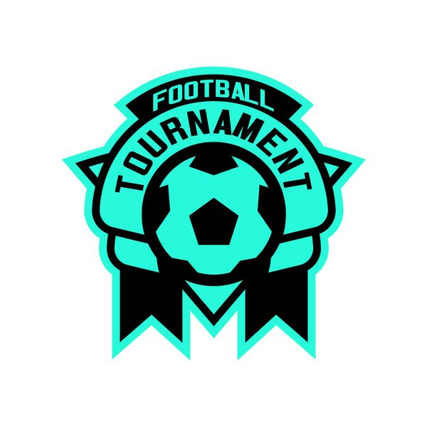 Tournament Football logo template Thumbnail