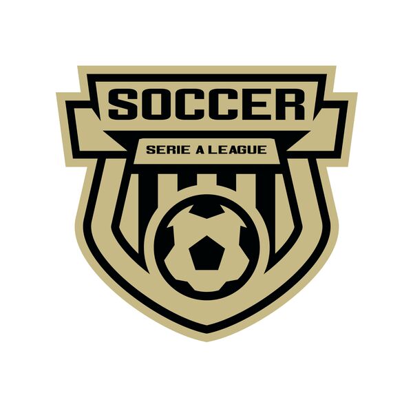 Serie a league soccer logo template Thumbnail
