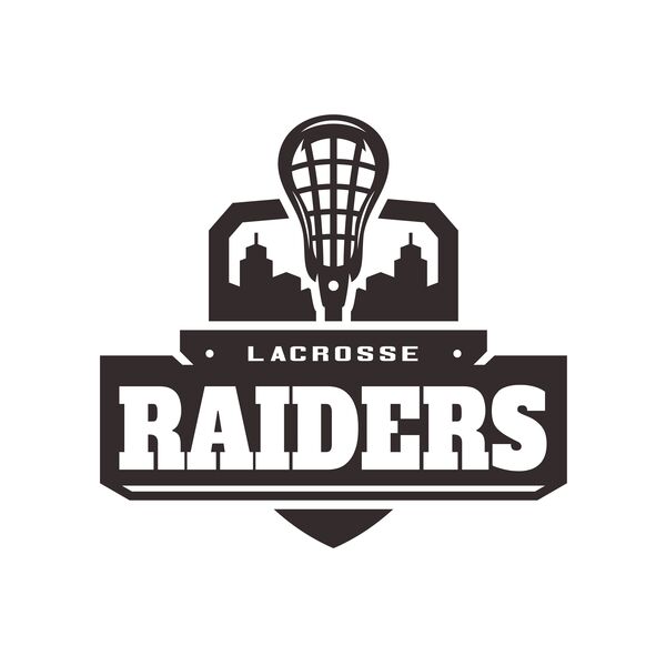 Raiders Lacrosse Logo Template Thumbnail