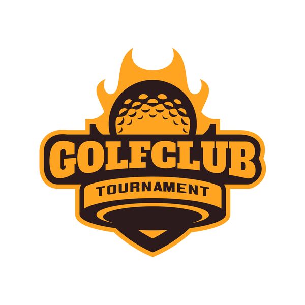 Golf Club Tournament logo template 04 Thumbnail