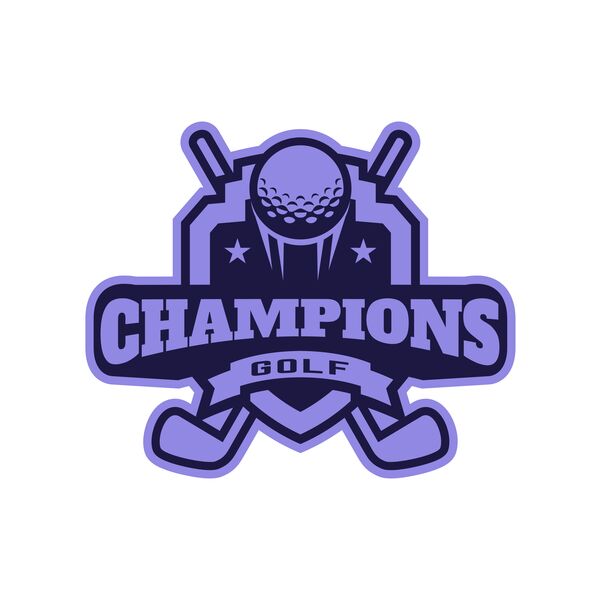 Champions Golf logo template Thumbnail