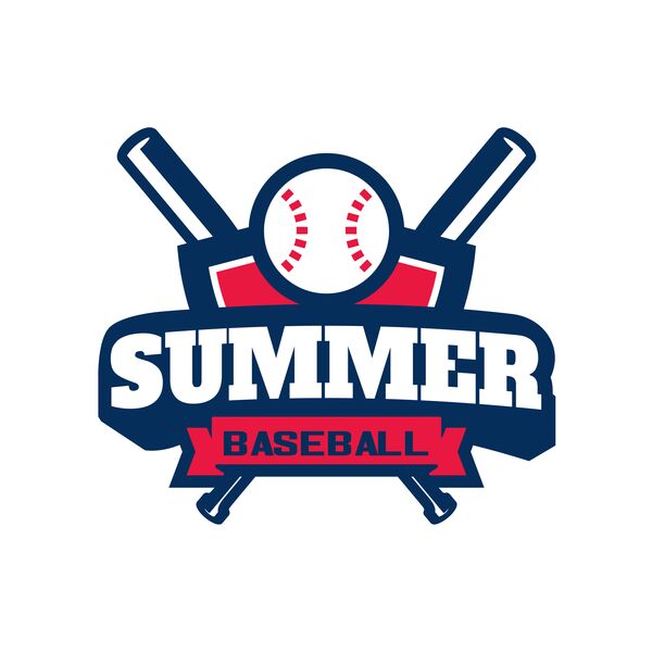 Summer Baseball logo template 02 Thumbnail