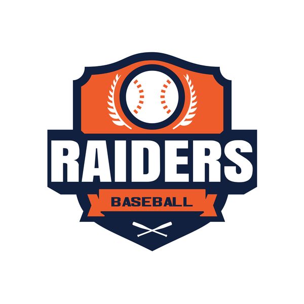 Raiders Baseball logo template Thumbnail
