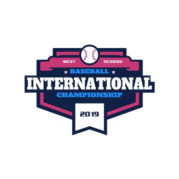 Baseball International Championship logo template Thumbnail