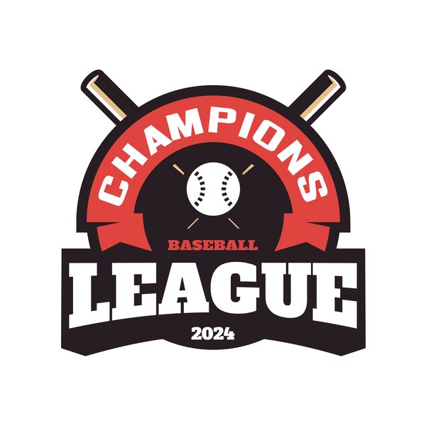 Champions League Baseball logo template Thumbnail