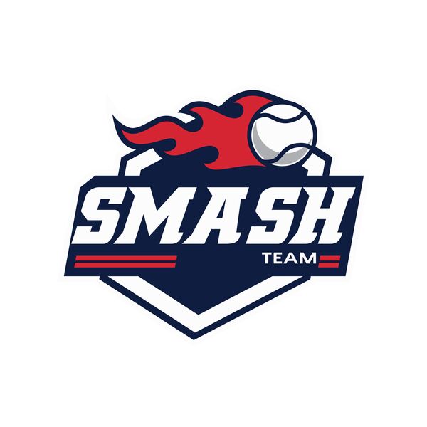 Smash Tennis Team logo template Thumbnail