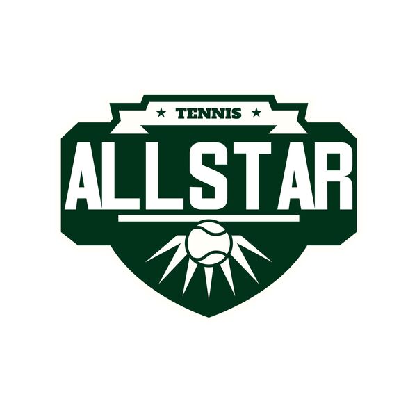 All star Tennis Logo  template Thumbnail