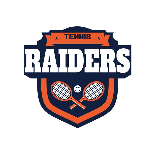 Raiders Tennis logo template Thumbnail