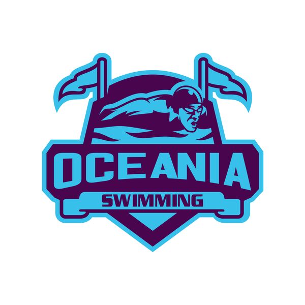 Oceania Swimming logo template Thumbnail