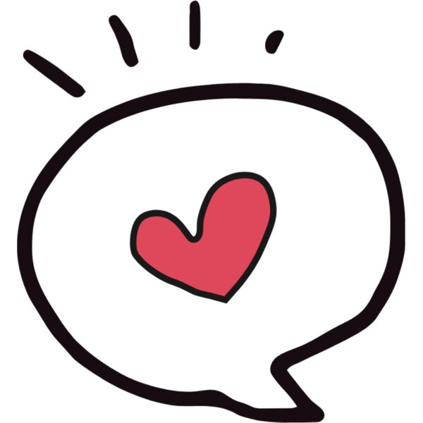 Cartoon Love Redish Heart Love Thumbnail