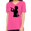 Missy's Relaxed Jersey Short-Sleeve V-Neck T-Shirt Thumbnail