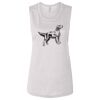 Ladies' Bella Flowy Scoop Muscle Tank Thumbnail