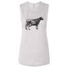 Ladies' Bella Flowy Scoop Muscle Tank Thumbnail