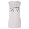 Ladies' Bella Flowy Scoop Muscle Tank Thumbnail