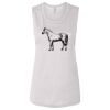 Ladies' Bella Flowy Scoop Muscle Tank Thumbnail