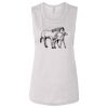 Ladies' Bella Flowy Scoop Muscle Tank Thumbnail