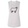 Ladies' Bella Flowy Scoop Muscle Tank Thumbnail