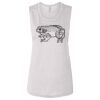 Ladies' Bella Flowy Scoop Muscle Tank Thumbnail