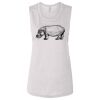 Ladies' Bella Flowy Scoop Muscle Tank Thumbnail