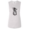 Ladies' Bella Flowy Scoop Muscle Tank Thumbnail