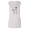 Ladies' Bella Flowy Scoop Muscle Tank Thumbnail