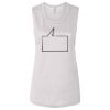 Ladies' Bella Flowy Scoop Muscle Tank Thumbnail