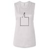 Ladies' Bella Flowy Scoop Muscle Tank Thumbnail