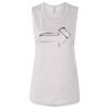 Ladies' Bella Flowy Scoop Muscle Tank Thumbnail