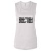 Ladies' Bella Flowy Scoop Muscle Tank Thumbnail