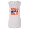 Ladies' Bella Flowy Scoop Muscle Tank Thumbnail